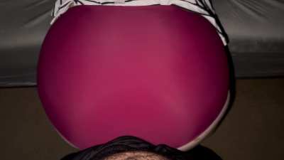 Satin panties grinding on cock felt soooo good 