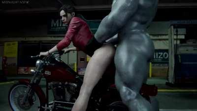 Claire and Mr. X (Midnightnsfw)