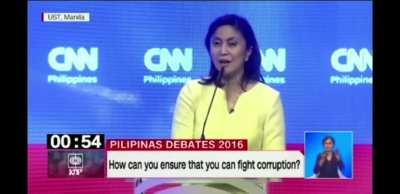 Ang pinakamahalaga sa anti corruption drive ay dapat na ang mismong namumuno ay walang bahid ng corruption.