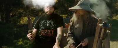 Chillin' with homeboy Gandalf