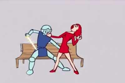 You encounter a thot slayer, what do you do.