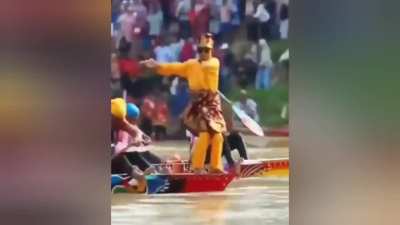 He's got to be the best figurehead I've even seen.