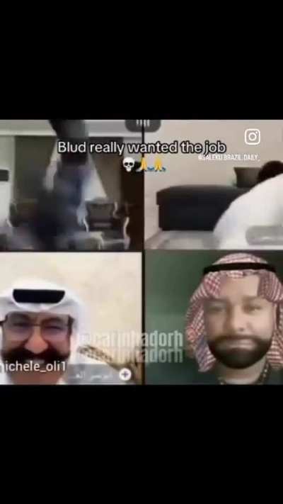 Bro wanted to fit in so bad