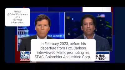 Video: Omeed Malik, the same Iranian-American investor with Qatar ties who funded Tucker Carlson's new media company, was also an early supporter of JD Vance in the 2022 Ohio primaries.