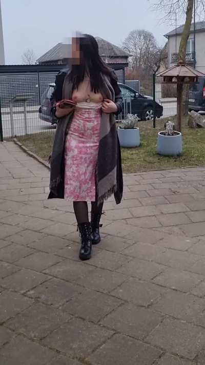 Which GF would you choose? One with a big rack that is always covered or my small titties that run free every time we are out together?