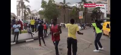 Bus driver showboating