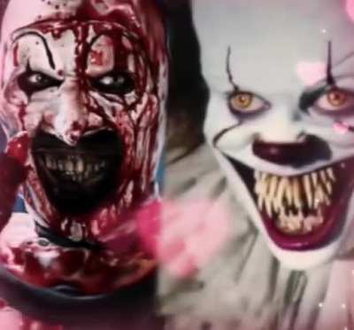 Silly Edit of Pennywise and Art the clown :,)