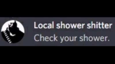somebody shat in my shower, again