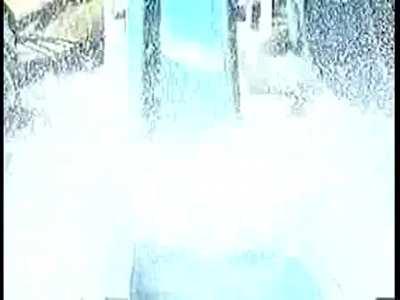 Retro water slide oopsie