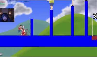 How can the stick handle his weight?