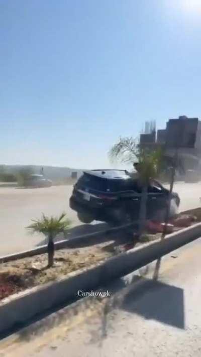 WCGW hanging out a vehicle’s window