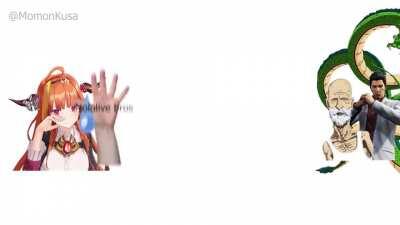 Showing my love and support to kiryu coco and hachama DAY 1