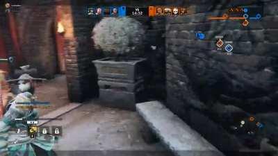 Nobushi has become so powerful she can kick through matter itself