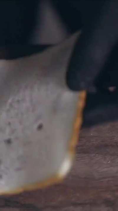 The thinnest sandwich you will ever see..