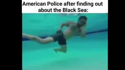 No the water had a gun!!!!!