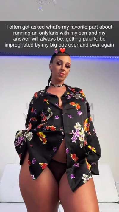 Getting tips is just a bonus for breeding your mom!