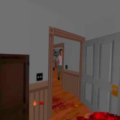 I got QuestZDoom...installed some mods...yada yada yada, it's Seinfeld VR.