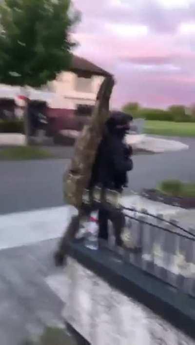 This video of an ERU members interaction with a member of the public during yesterday's situation in blanch to me felt pretty wholesome