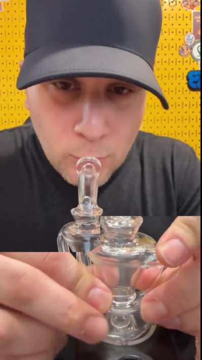 Saml Glass Dual Uptake Recycler Double Ratchet Perc For Dr. Dabber Switch 2 PG3098