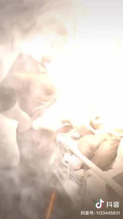 狠狠的踩氧气管