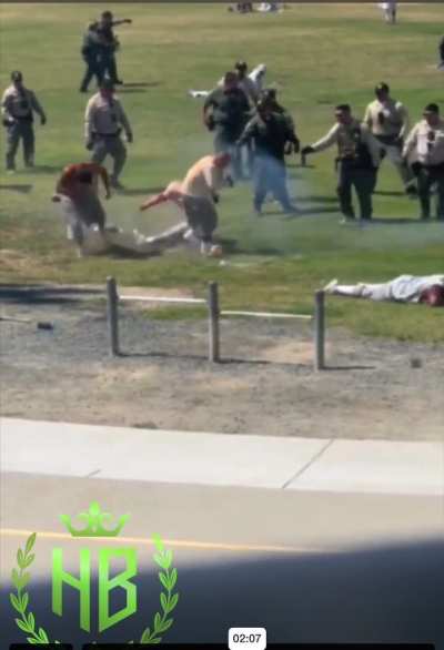 California Prison Yard Melee