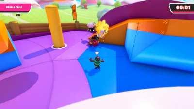 The most clutch, last second tail grab in the world.