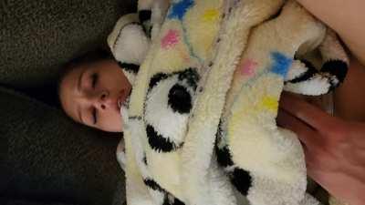 I woke up out of a dead sleep to his cock throbbing inside me