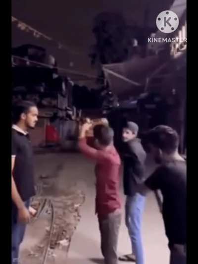 I saw this post on r/bossfight and edited it with mario & luigi paper jam fx. I thought it would be funny.