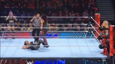 On WWE Main Event: Dana Brooke & Tamina vs Mia Yim & Candice LeRae