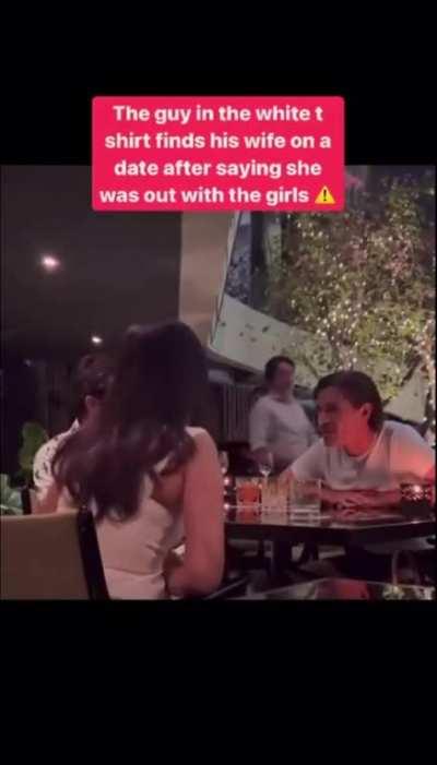 Husband and his friend films and confronts his wife for cheating on him when she was supposed to be out with her friends