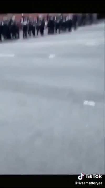 Woman shot in the leg for no reason.