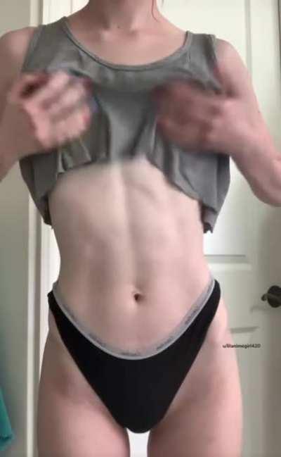 Would you cum on my small tits if I asked you to?🥺💗