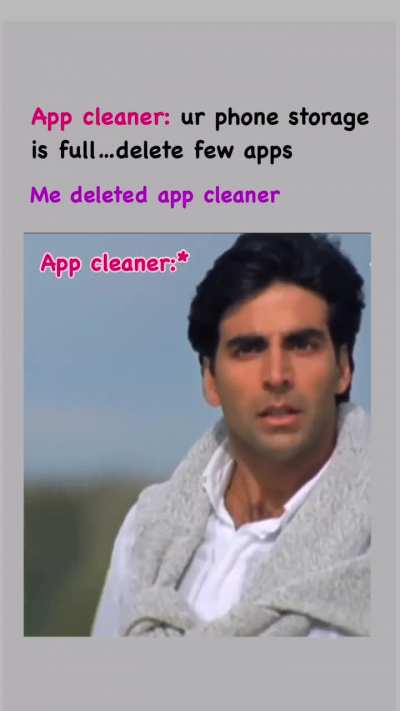 App cleaner shocked 