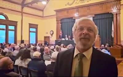 Public meeting where you “have” to identify yourself. This is not normal, and shouldn’t be tolerated or accepted for public discourse.