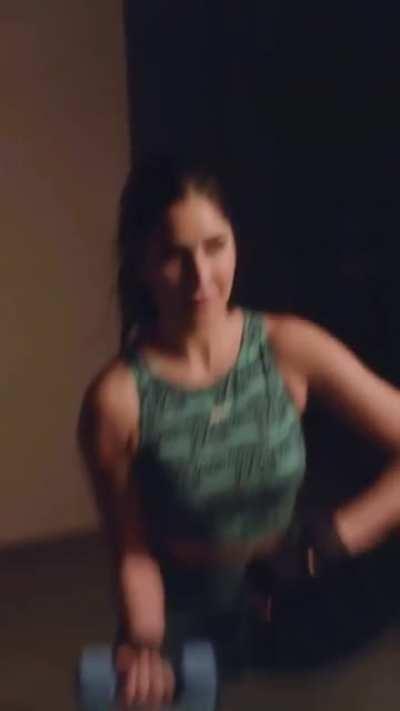 Katrina Kaif Behind the Scenes for Reebok India