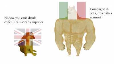 Bri'ish 🤮 versus ITALIANO 😎😎😎