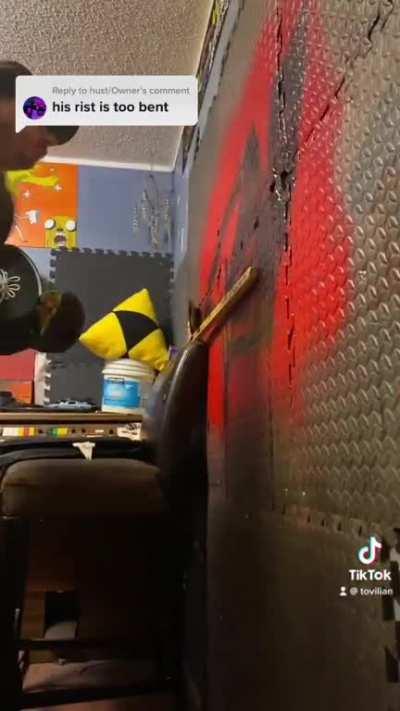 Didn’t want to break my wall