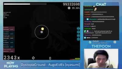 saddest choke of the century