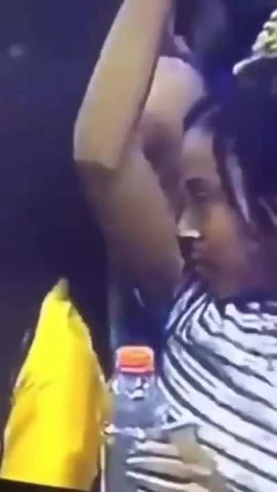 Getting the energy to dance after an armpit sniff