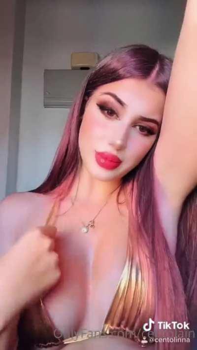 Big tits can’t hide the heartache in her eyes. (NSFW)