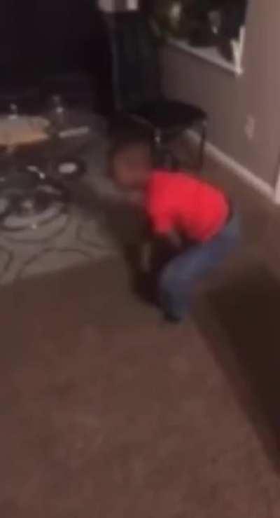 lil bro entertaining