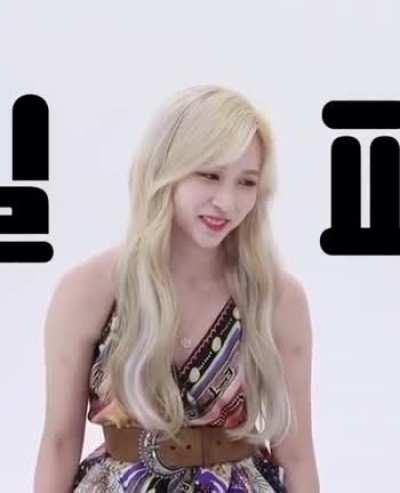 200619 Mina’s cute reaction after realising she failed