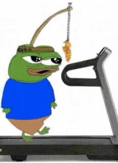 The best workout! He will never stop until he reachs that tendie