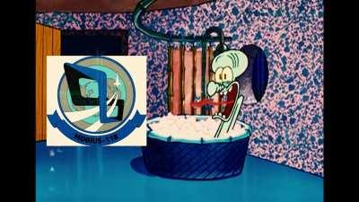 Squidward sing Megalith Agnus Dei