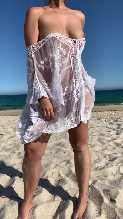 how often do you see titties at the beach