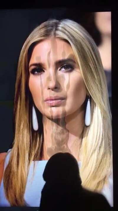 Ivanka Trump gets her gorgeous face SMOTHERED IN MY THICK AND WARM NUT!!!