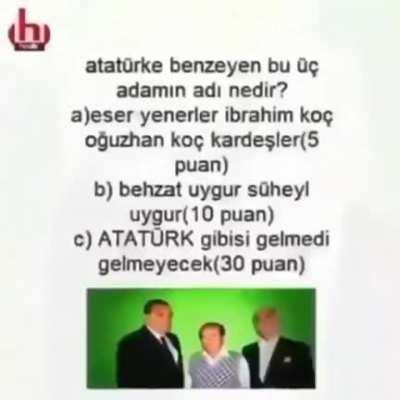 ataturkculuk testi