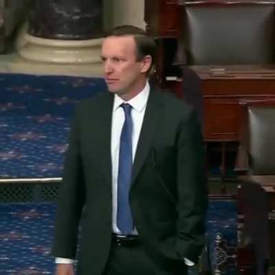 Senator Chris Murphy asking fellow senators why they run if they aren't trying to help people