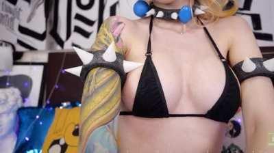 Bowsette from Mario by Purple Bitch