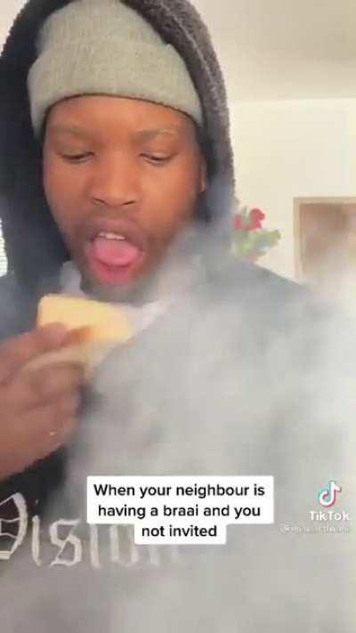 When you don’t get an invite to the braai